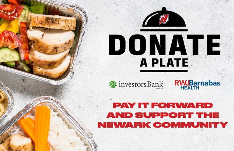 Devils and Prudential Center Launch Donate a Plate