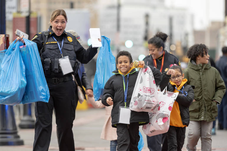 UCC, City of Newark’s ‘Shop With a Hero’ Campaign Brings Holiday Cheer, Gifts to Local Youth